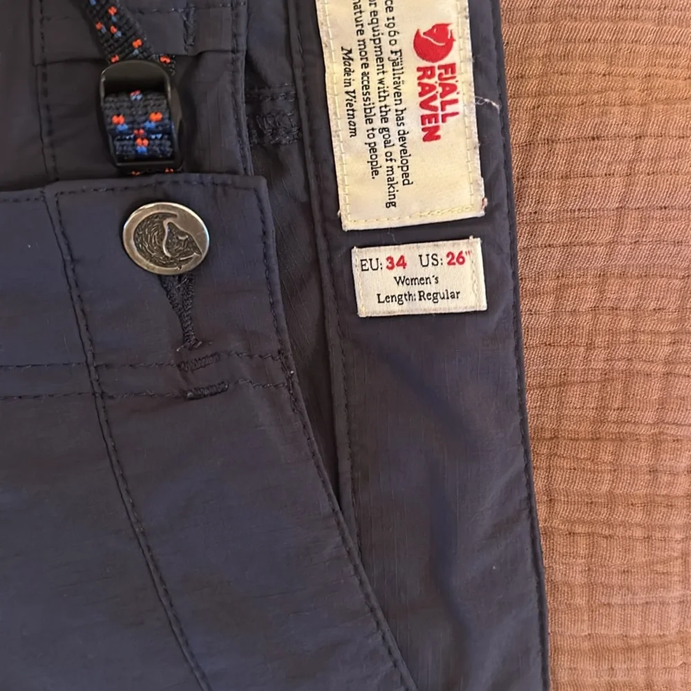 Fjallraven High Coast Trail Trousers Women’s size 26” - Picture 5 of 6